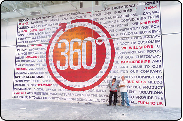 360 Office Solutions Wall Graphics