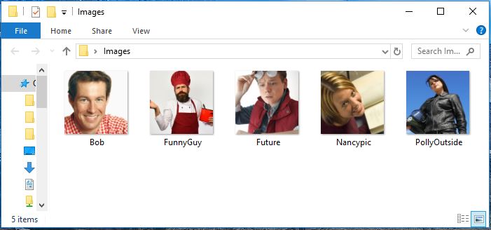 Example of Images Folder