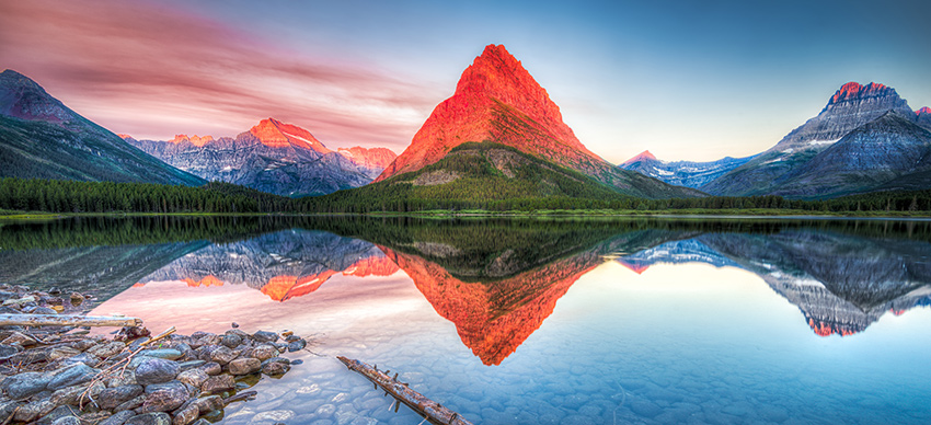 swiftcurrent lake in Montana